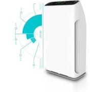 Purificateur d'air avec diffuseur d'ions TKG AP 2000 - Multi-filtration - Ecran tactile - Minuterie - Silencieux - 80 W - Blanc