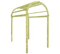 Kaloriko Arche Treillis en Bois de pin imprégné 125 x 150 x 235 cm, pergola de Jardin Robuste, Structure pour Plante grimpante, Rosier, Lierre, Vigne, décoration pour entrée, allée extérieure