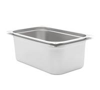 Kaloriko Bac récipients Gastronorm 2 pcs GN 1 1 200 mm Acier Inoxydable, Plateau empilable 28 L pour Bain Marie, Service Traiteur, Restauration, Buffet, Cuisine Restaurant Hotel Professionnel