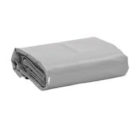 Kaloriko Bâche gris 4x6 m 650 g/m² toile de protection résistante à l'eau UV idéale pour jardin, voiture, remorque, camping, chantier, extérieur, abri, piscine, toiture, hiver