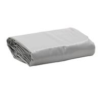 Kaloriko Bâche gris 5x6 m 650 g/m² résistante à l'eau UV renforcée pour jardin, voiture, remorque, camping, chantier, protection extérieure adaptée aux travaux et hivernage