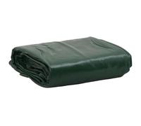 Kaloriko Bâche verte 1,5x2 m 650 g/m² résistante à l'eau UV en toile PVC pour jardin, voiture, remorque, camping, protection extérieure, abri, travaux et hivernage