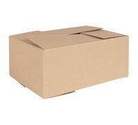 Kaloriko Boîte Pliable Naturelle en Carton 50 pcs 35 x 24 x 15 cm pour Rangement Organisation Maison Bureau Armoire Placard Dressing, empilable et
