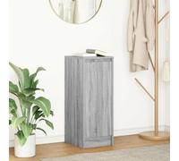 Kaloriko Buffet Sonoma Gris en Bois d'ingénierie 29,5x34x76 cm Meuble de Rangement avec Porte modulable, étagère Robuste, idéal Salon Salle à Manger Chambre Bureau
