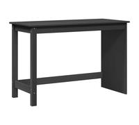 Kaloriko Bureau gris en pin massif 112 x 50 x 75 cm avec finition mate, idéal pour le bureau à domicile, le travail sur PC, l'utilisation d'ordinateur portable et les jeux, secrétaire compact pour