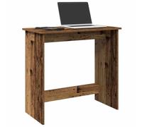 Kaloriko Bureau Style Vieux Bois 80x40x75 cm Bois d'ingénierie Stable avec Plateau spacieux pour télétravail Ordinateur et étude Chambre Salon Adulte Enfant