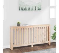 Kaloriko Cache radiateur en Bois Massif de pin 169 x 19 x 84 cm, Accessoire Chauffage à Lattes Verticales, Tablette Pratique pour Livres et Cadres, décor Mural pour radiateur électrique et Fonte