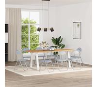 Kaloriko Chaise Pliante 8 pcs Gris en Simili Cuir 48 x 43,5 x 81 cm avec Dossier rembourré et poignée intégrée, chaises empilables pour Salle à Manger Cuisine Salon Design Moderne