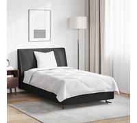 Kaloriko Couette Blanche en Microfibre 200 x 155 cm avec Oreiller, literie matelassée Respirante, Parure pour Chambre, Confort intérieur, Lavable en Machine, Maison et hôtel