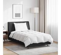 Kaloriko Couette d'hiver Blanche avec Oreiller 2 pcs, Duvet de Canard, 200 x 140 cm, literie Respirante Lavable, Chambre Maison, Confort Chaleur pour Dormir en Hiver
