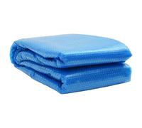 Kaloriko Couverture de Piscine rectangulaire 800 x 500 cm, bâche Solaire Thermique en PE Bleu, Tapis Sol Chauffant à Bulles, Protection Piscine extérieure