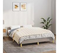 Kaloriko Couverture lestée crème Clair 120 x 180 cm 5 kg en Microfibre, Plaid Doux réversible pour canapé, Fauteuil, Chambre, Salon, Hiver, cocooning et Confort