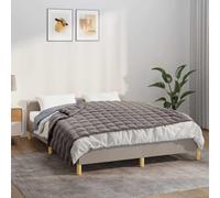 Kaloriko Couverture lestée Grise 120 x 180 cm 9 kg en Microfibre brossée, Tissu Respirant avec Perles de Verre, répartition Uniforme pour canapé, Chambre, Salon, Hiver et Sieste