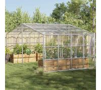 Kaloriko Couverture pour Plantes Transparente en PVC 5 x 10 m avec Bords en Corde Nylon, Coins en Plastique, Protection Jardin et terrasse Contre Eau humidité et Mauvaises Herbes