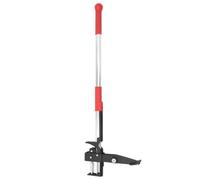 Kaloriko Désherbant Rouge et argenté en Aluminium anodisé 99,5 cm, Outil Jardin pour pelouse, Terrain, Gazon, broussaille, ronce, Entretien extérieur, désherbage Manuel Efficace