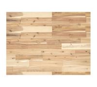 Kaloriko Dessus de Meuble de Salle de Bain en Bois d'acacia Massif Non traité 80 x 60 x 2 cm pour Vasque Armoire Colonne Rangement et aménagement Mural ou Sol