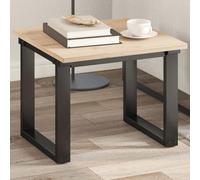 Kaloriko Dessus de Table carré en Bois de pin Massif 50x50x1,7 cm Plateau de Remplacement pour Table d'appoint Surface Robuste pour Cuisine Salon Bureau intérieur extérieur