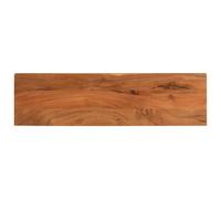 Kaloriko Dessus de Table rectangulaire en Bois Massif d'acacia 110x20x3,8 cm Plateau Surface pour Bureau Salle à Manger Cuisine Support Bricolage intérieur extérieur