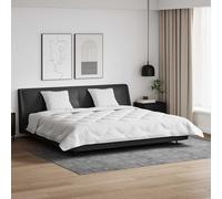 Kaloriko Duvet d Hiver Blanc en Microfibre, literie 3 Pieces avec 2 oreillers, Couette Chaude 240 x 200 cm, Confort Chambre Maison pour Adulte Hiver Lavable