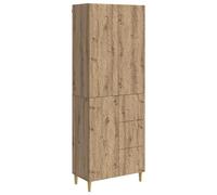 Kaloriko Ensemble Meuble chêne Artisanal modulable avec Rangement Complet, 3 Portes 3 tiroirs, idéal pour Salon séjour Chambre Bureau Cuisine, Design Compact et Multi-Usage Adaptable intérieur