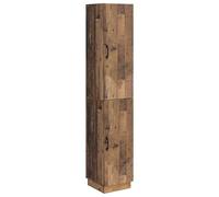 Kaloriko Ensemble Meuble Salon Bois Ancien Bois d'ingénierie 2 pcs modulable Complet kit coordonné Rangement Armoire Commode Polyvalent intérieur séjour Chambre Bureau