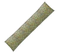 Kaloriko Filet de camouflage 1,5 x 8 m vert en polyester Oxford avec revêtement UV et sac de rangement pour véhicule, extérieur, siège haut, observation de la nature, camouflage, bâche de camouflage