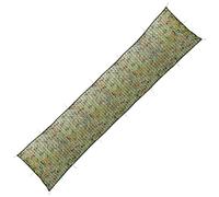 Kaloriko Filet de camouflage vert 1,5 x 6 m en polyester Oxford avec sac de rangement pour véhicule, siège, extérieur, brise-vue, observation de la nature et couverture de paintball