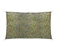 Kaloriko Filet de camouflage vert 2 x 7 m avec sac de rangement, filet brise-vue et grille de camouflage pour véhicule, siège haut, extérieur, observation de la nature et couverture de paintball
