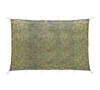 Kaloriko Filet de camouflage vert 4 x 5 m avec sac de rangement, tissu Oxford imperméable, résistant aux UV, pour chasse, extérieur, véhicule, siège, brise-vue, camping, observation de la nature