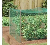 Kaloriko Filet de protection contre les oiseaux - Vert - En polyéthylène - 2 x 10 m - Filet de jardin pour protection des plantes - Flexible et durable - Pour terrasse, parterre, parterre surélevée