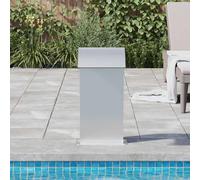 Kaloriko Fontaine Cascade Bassin en Acier Inoxydable 304 brossé 50 x 30 x 60 cm, Jet Eau pour Pompe, Mur Source, décoration Jardin terrasse extérieur, débit Uniforme et Ambiance Zen