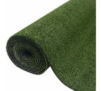 Kaloriko Gazon Artificiel Vert 0,5 x 5 m, Hauteur 7 a 9 mm, PP Resistant aux UV, Support SBR Flexible, pour Jardin, Patio, Zone Chiens, Decoration Interieur Exterieur, Coupe Facile