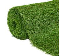 Kaloriko Gazon Artificiel Vert 1,5 x 10 m, Hauteur 40 mm, Herbe synthétique en PP avec Support SBR, résistant aux UV, pour Jardin, Balcon, terrasse et décoration intérieure extérieure