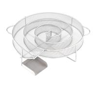 Kaloriko Générateur de fumée Froide Rond en Acier Inoxydable 304, 19,5 cm, fumoir pour Barbecue, BBQ, Gril et plancha, pour Viande, Fromage, légumes, Usage extérieur