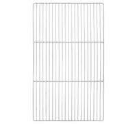 Kaloriko Grille de Barbecue argentée 67 x 40 cm en Acier Inoxydable, Barbecue BBQ Gril plancha fumoir rôtissoire, Usage extérieur pour Jardin terrasse Camping, Cuisson Uniforme et Entretien Facile