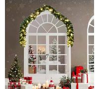 Kaloriko Guirlande de Noël Lumineuse LED Artificielle 2 pièces Vert PVC 20 m, 600 LED USB, résistante aux intempéries, intérieur extérieur, Porte, cheminée, escalier, Ambiance fête Hiver