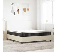 Kaloriko Matelas à Ressorts Bonnell Moyen 180 x 200 cm, Tissu Respirant, Mousse et Coussin d Isolation, Confort Moelleux et Soutien pour Chambre Adulte, lit invité, Sommeil paisible