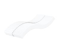 Kaloriko Matelas Mousse Blanc 80 x 220 cm, Housse Tissu tricoté Respirante, Mousse PU 22D, réversible H2 H3, 17 cm d'épaisseur, Confort et Soutien pour lit Chambre Adulte