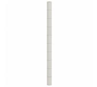 Kaloriko Membrane Anti Mauvaises Herbes Blanche en polypropylène PP 2 x 50 m, géotextile 60 g m2, Toile de paillage perméable avec Rayures Vertes pour Jardin, allée, Gravier, terrasse