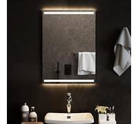 Kaloriko Miroir Salle de Bain LED 50 x 70 cm, Verre 4 mm, IP65, Interface USB 5 V, Installation Murale Verticale ou Horizontale, Maquillage Rasage décoration intérieure
