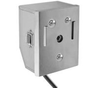 Kaloriko Moteur à brochettes professionnel en acier inoxydable 4 W Puissance 110 x 74 x 130 mm Longueur du câble 1,2 m pour bâtons de rôtissoire 8 x 8 mm pointe carrée Idéal pour jardin, extérieur