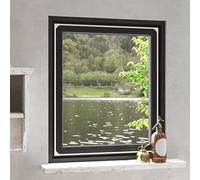 Kaloriko Moustiquaire magnétique pour fenêtre - Blanc - 100 x 120 cm - Auto-adhésive - Découpable - Avec bande magnétique - Sans perçage - Pour balcon, porte, porte de terrasse, fenêtre de toit