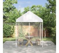Kaloriko Moustiquaire pour Gazebo 2 x 2 m Blanc en Polyester Maille 220 Mesh, Protection Anti Insectes, légère, Respirante, Facile à Installer, adaptée pour extérieur, Camping, détente