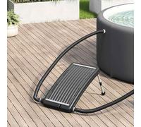 Kaloriko Panneau Solaire de Chauffage Piscine incurvé Noir 72,5 x 46 cm, Chauffage, réchauffeur, Pompe Chaleur, Tapis, bâche Bulle, échangeur Thermique pour Bassin Hors Sol et Spa extérieur