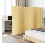 Kaloriko Paravent en bambou clair naturel - 600 cm de large - 165 cm de haut - Pliable - Protection contre les regards indiscrets - Pour chambre à coucher, salon, bureau, intérieur