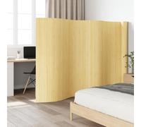 Kaloriko Paravent en bambou clair naturel 800 cm de largeur 165 cm de hauteur pliable sur pied brise-vue pour chambre à coucher, salon, bureau comme séparateur élégant