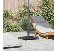 Kaloriko Pied Socle Base Support Dalle Parasol Gris foncé 45 x 45 x 31 cm, Lourd en Acier, stabilisateur pour Jardin terrasse Balcon Piscine Patio extérieur résistant UV
