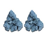 Kaloriko Pierres pour Sauna 30 kg en Format 6 à 8 cm, Accessoire Sauna pour hammam Spa Bain Vapeur Cabine poele, Chauffage Stable pour Usage privé ou Commercial