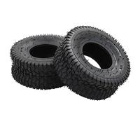 Kaloriko Pneus de brouette 2 pièces 15x6.00-6 4PR en Caoutchouc Noir, pneus increvables pour Chariot, remorque, Diable, Roue de Remplacement, Charge 160 kg, Jardin et Chantier