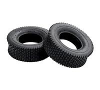 Kaloriko Pneus de brouette en Caoutchouc Noir 13 x 5.00-6 4PR, Lot de 2 pièces de Rechange increvables pour Chariot, remorque, Diable, Jardin, Chantier, Transport de Charges, 140 kg chacun